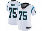 Women Nike Carolina Panthers #75 Matt Kalil Vapor Untouchable Limited White NFL Jersey