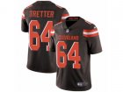 Nike Cleveland Browns #64 JC Tretter Vapor Untouchable Limited Brown Team Color NFL Jersey