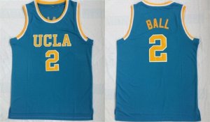 UCLA Bruins #2 Lonzo Ball Blue College Basketball Jersey