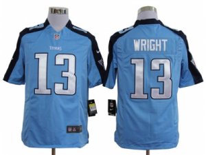 Nike NFL Tennessee Titans #13 wright blue Game Jerseys