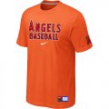 Los Angels of Anaheim Orange Nike Short Sleeve Practice T-Shirt