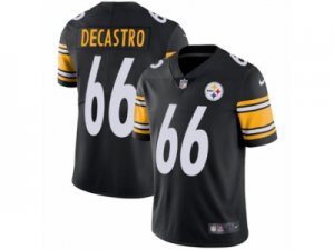 Mens Nike Pittsburgh Steelers #66 David DeCastro Vapor Untouchable Limited Black Team Color NFL Jersey