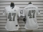 Nike Women New orleans #47 Th Super Bowl Limited Jerseys