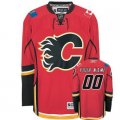 Customized Calgary Flames Jersey Red Home Man Hockey