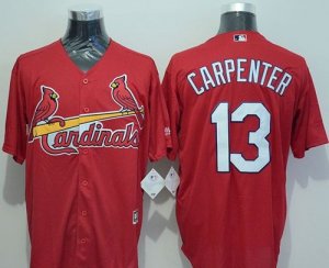 St.Louis Cardinals #13 Matt Carpenter Red New Cool Base Stitched MLB Jersey