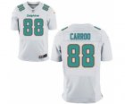 Men's Nike Miami Dolphins #88 Leonte Carroo Elite White NFL Jersey