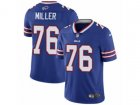 Nike Buffalo Bills #76 John Miller Vapor Untouchable Limited Royal Blue Team Color NFL Jersey