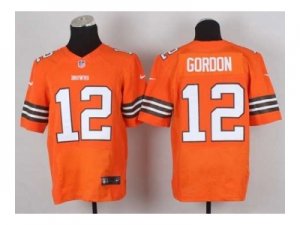 Nike jerseys cleveland browns #12 gordon orange[Elite][gordon]