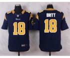 Nike NFL st. louis rams #18 britt blue jerseys[Elite]