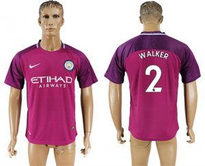 2017-18 Manchester City 2 WALKER Away Thailand Soccer Jersey