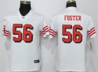 Nike 49ers Reuben #56 Foster White Women Color Rush Vapor Untouchable Limited Jersey