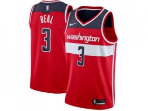Men Nike Washington Wizards #3 Bradley Beal Red Stitched NBA Swingman Jersey