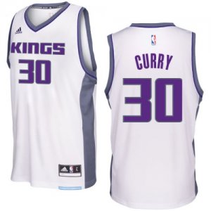 Sacramento Kings #30 Seth Curry 2016-17 Seasons White Home New Swingman Jersey