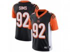 Nike Cincinnati Bengals #92 Pat Sims Vapor Untouchable Limited Black Team Color NFL Jersey