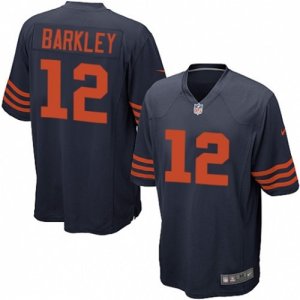 Mens Nike Chicago Bears #12 Matt Barkley Game Navy Blue 1940s Throwback Alternate NFL Jersey