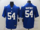 Nike Giants #54 Blake Martinez Royal Vapor Untouchable Limited Jersey