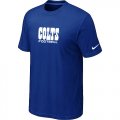 Nike Indianapolis Colts Sideline Legend Authentic Font T-Shirt Blue