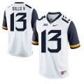 West Virginia Mountaineers #13 David Sills V White College Football Jersey