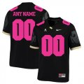UCF Knights Black 2018 Breast Cancer Awareness Mens Customized College Football Jersey