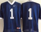 Ncaa Penn State Nittany Lions #1 blue jerseys