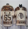 Mens Chicago Blackhawks #65 Andrew Shaw Cream Camo Stitched NHL Jersey