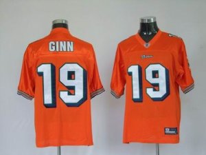 nfl miami dolphins #19 ginn orange