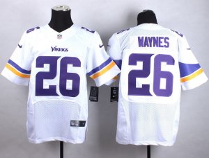 Nike Minnesota Vikings #26 Waynes white jerseys(Elite)