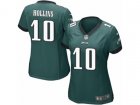 Women Nike Philadelphia Eagles #10 Mack Hollins Game Midnight Green Team Color NFL Jersey