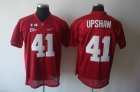 NCAA Alabama Crimson Tide #41 Courtney Upshaw Red 2016 College Football Playoff National Championship Jersey