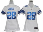 Nike Women nfl Dallas Cowboys #28 Felix Jones White jerseys