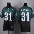 Nike Philadelphia Eagles #31 Byron Maxwell green-black jerseys(Elite II Drift Fashion)