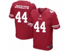 Mens Nike San Francisco 49ers #44 Kyle Juszczyk Elite Red Team Color NFL Jersey