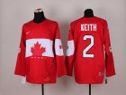 nhl jerseys team canada olympic #2 KEITH red[2014 new]