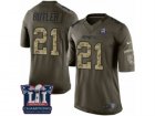 Youth Nike New England Patriots #21 Malcolm Butler Limited Green Salute to Service Super Bowl LI Champions NFL Jersey