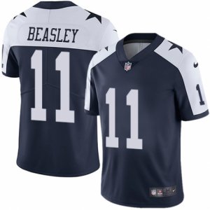 Mens Nike Dallas Cowboys #11 Cole Beasley Vapor Untouchable Limited Navy Blue Throwback Alternate NFL Jersey