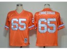 NFL Jerseys Denver Broncos #65 Gary Zimmerman Orange Throwback