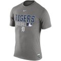 MLB Men's Detroit Tigers Nike 2016 AC Legend Issu T-Shirt - Gray