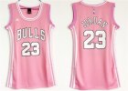 Bulls #23 Michael Jordan Pink Women Swingman Jersey