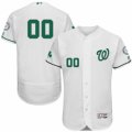 Mens Majestic Washington Nationals Customized White Celtic Flexbase Authentic Collection MLB Jersey