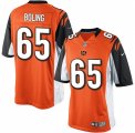 Men's Nike Cincinnati Bengals #65 Clint Boling Limited Orange Alternate NFL Jersey