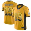 Nike Steelers #19 JuJu Smith-Schuster Gold Drift Fashion Limited Jersey
