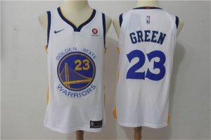 Warriors #23 Draymond Green White Nike Authentic Jersey