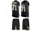 Mens Nike New Orleans Saints #71 Ryan Ramczyk Limited Black Tank Top Suit NFL Jersey