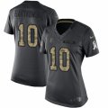 Women's Nike Atlanta Falcons #10 Steve Bartkowski Limited Black 2016 Salute to Service NFL Jersey