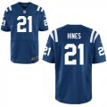Nike Colts #21 Nyheim Hines Blue Elite Jersey