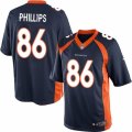 Mens Nike Denver Broncos #86 John Phillips Limited Navy Blue Alternate NFL Jersey