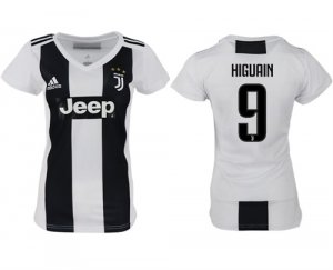 2018-19 Juventus 9 HIGUAIN Home Women Soccer Jersey