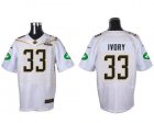 2016 Pro Bowl Nike New York Jets #33 Chris Ivory white Jerseys(Elite)