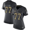 Women's Nike Cincinnati Bengals #77 Andrew Whitworth Limited Black 2016 Salute to Service NFL Jersey