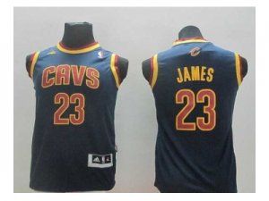 youth nba cleveland cavaliers #23 james dk.blue[revolution 30 swingman]